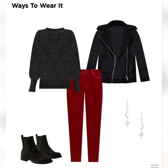 Loft Faux Suede Aviator Jacket - Picture 8 of 11